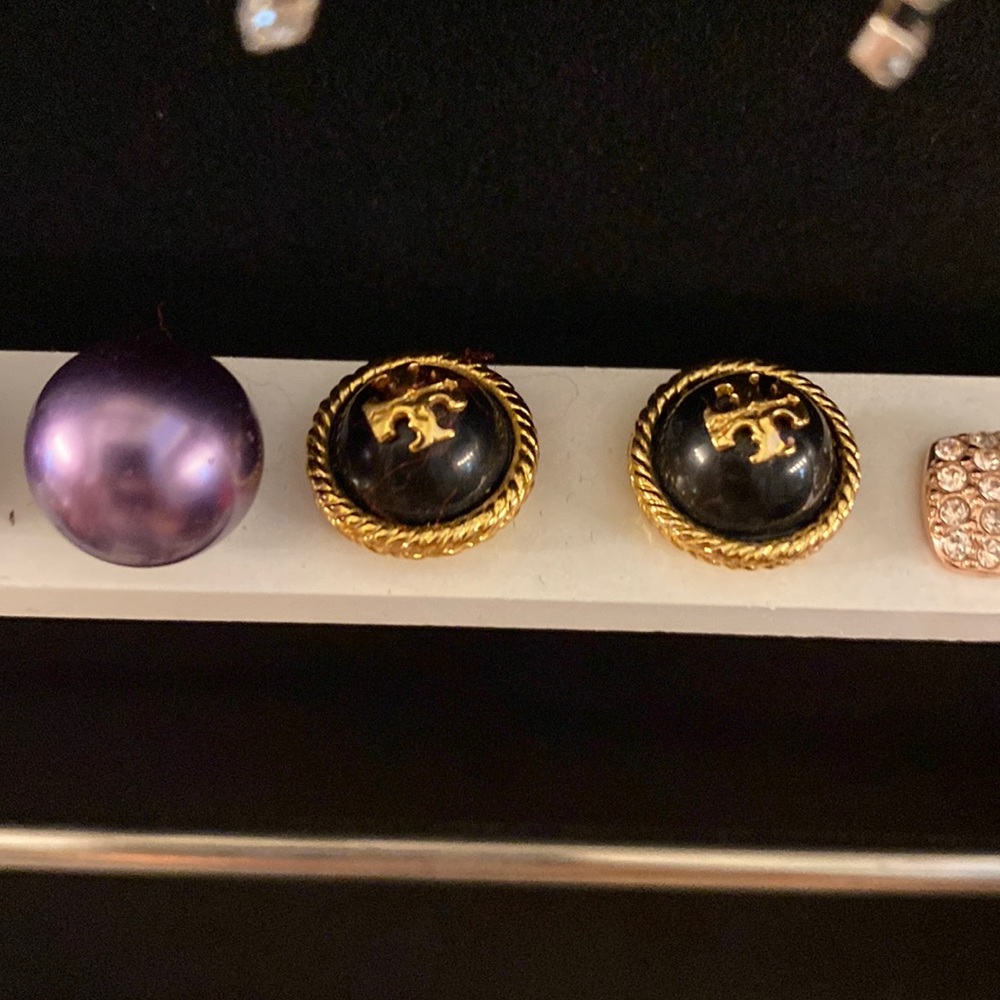Tory Burch Logo Earrings